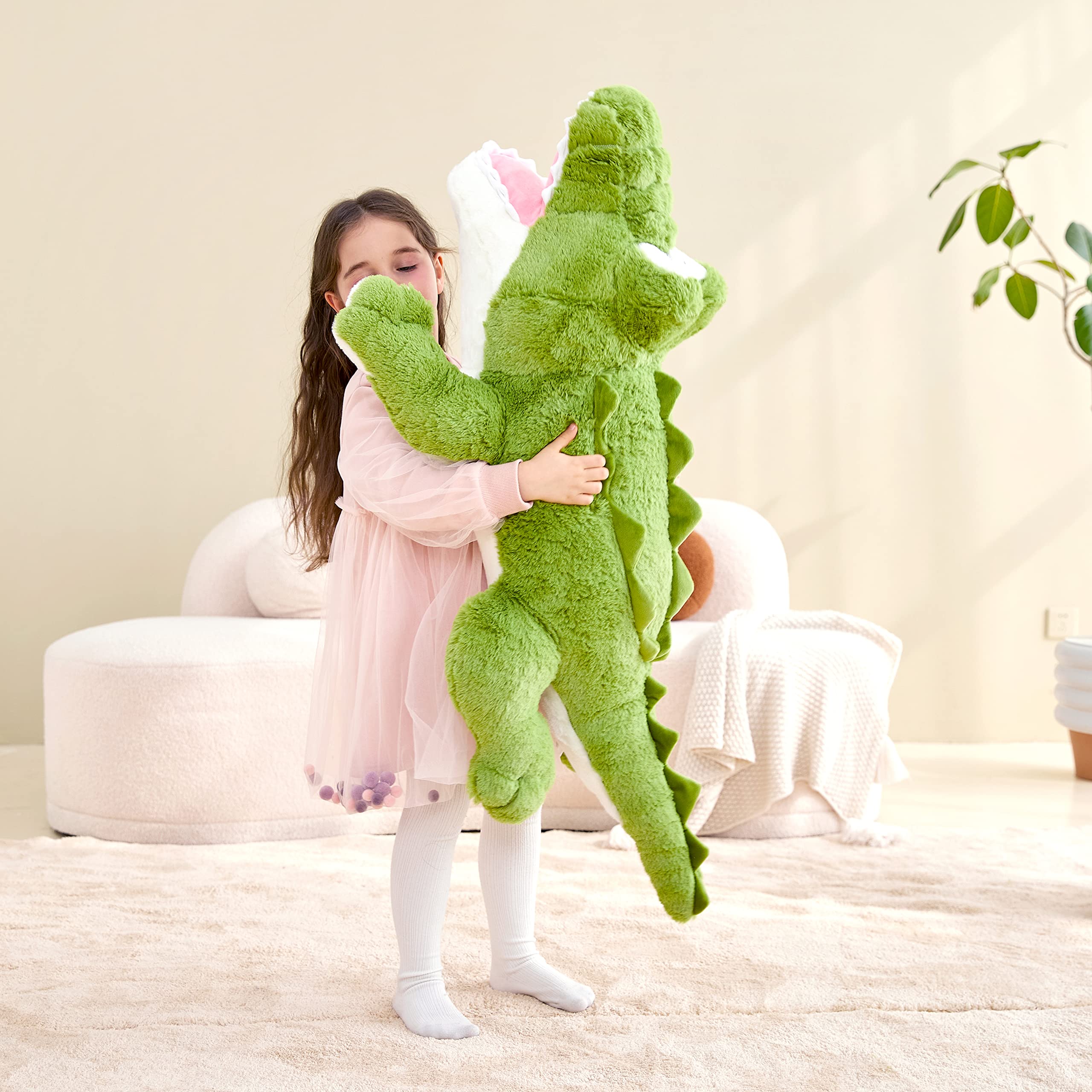 Foto 8 pulgar | Peluche Ikasa, Cocodrilo Gigante, 30 Cm - Venta Internacional.