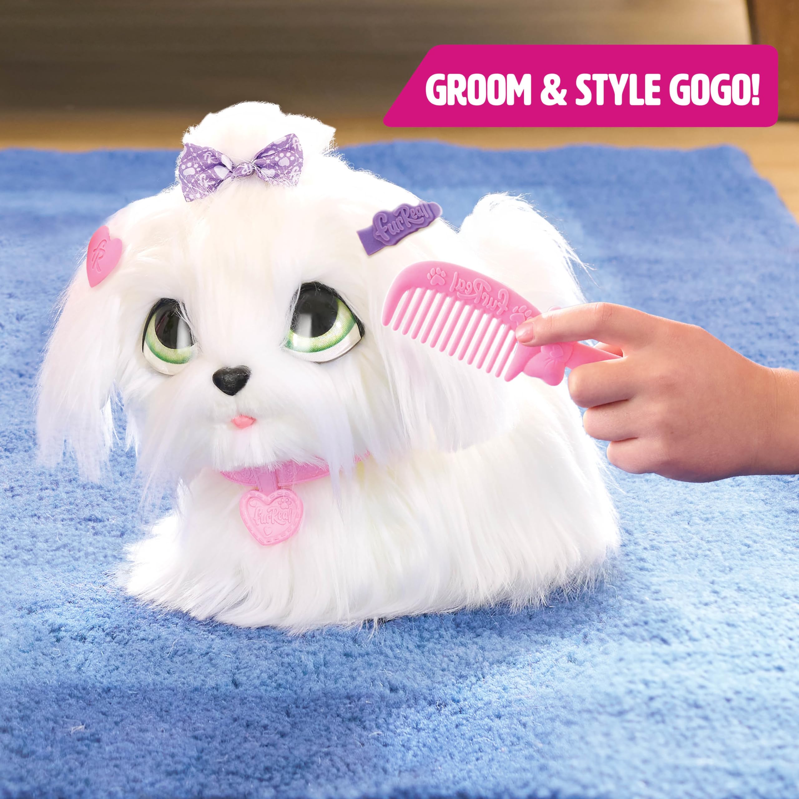 Foto 5 pulgar | Juguete Interactivo Furreal Gogo Walkin' Pup Maltese Kids 4+ - Venta Internacional.