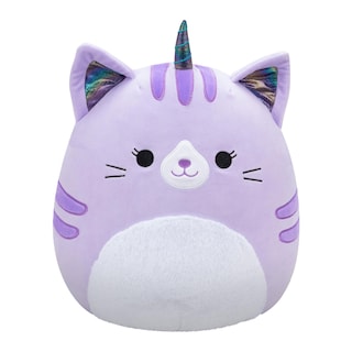 Foto 1 | Push Squishmallows Original Analea Purple Tabby Caticorn 35 Cm - Venta Internacional.