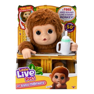 Foto 1 | Baby Monkey Interactivo Little Live Pets My Baby Mango - Venta Internacional.