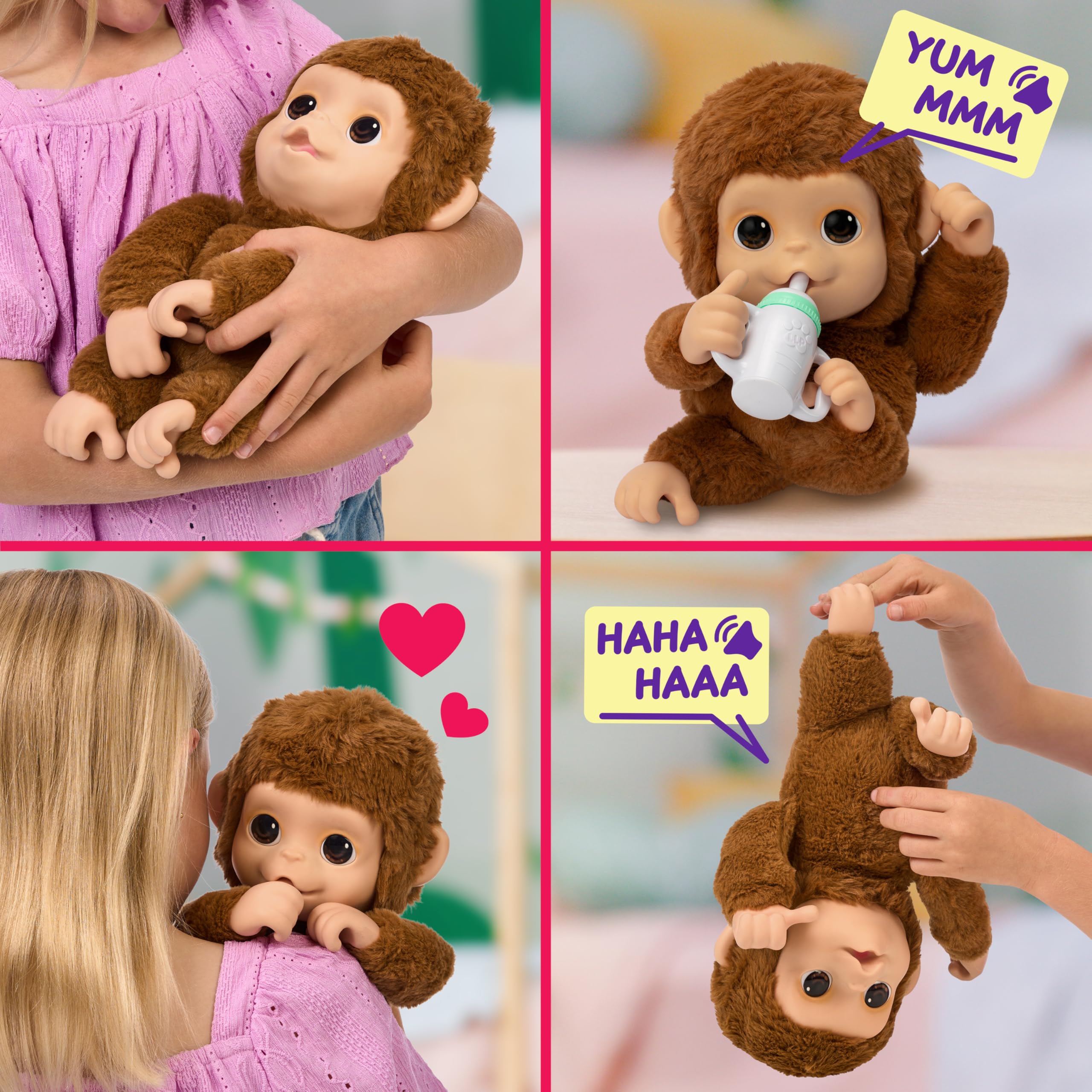 Foto 3 pulgar | Baby Monkey Interactivo Little Live Pets My Baby Mango - Venta Internacional.