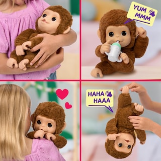 Foto 2 | Baby Monkey Interactivo Little Live Pets My Baby Mango - Venta Internacional.