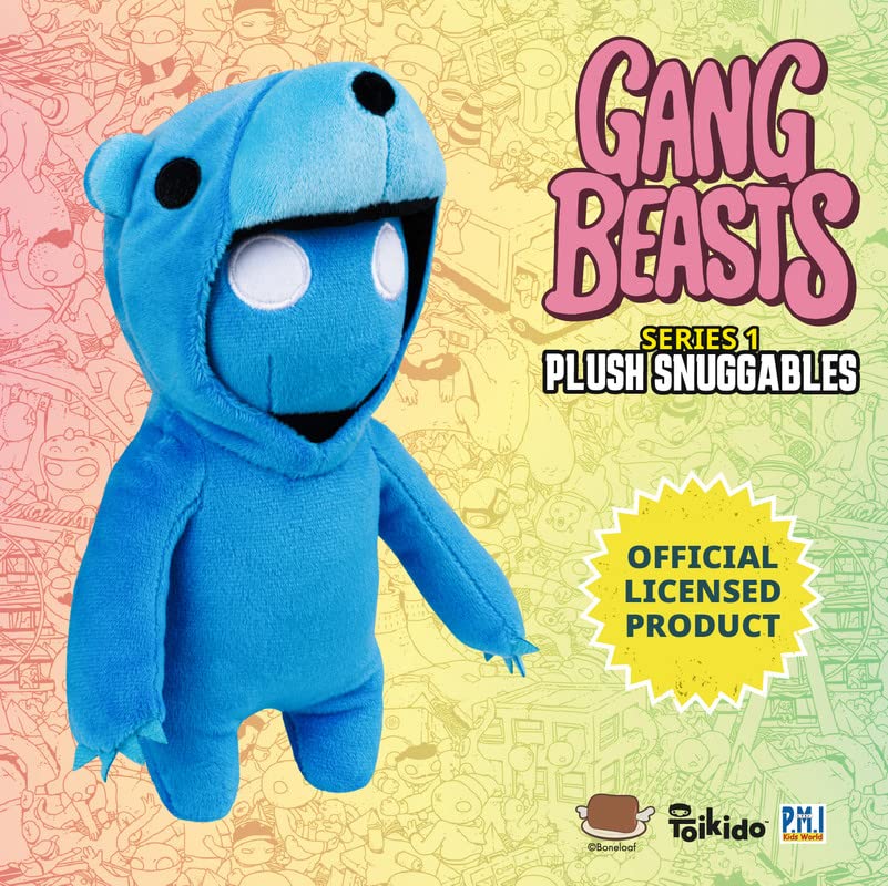 Foto 6 | Peluche P.m.i. Gang Beasts Oso Azul 20 cm - Venta Internacional