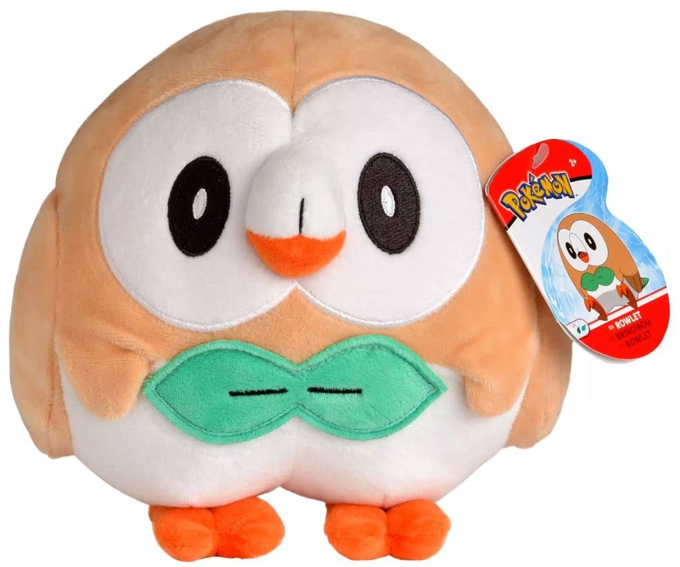 Peluche Pokémon Rowlet (alola) De 20 Cm Con Licencia Oficial - Venta Internacional.