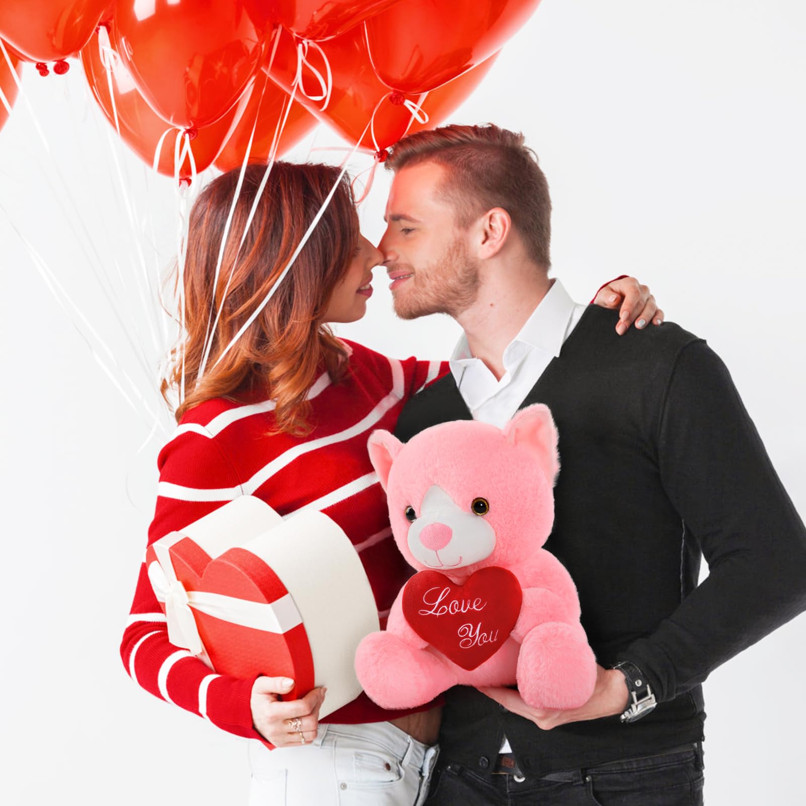 Foto 7 pulgar | Oso de Peluche Morismos con Corazón- Venta Internacional