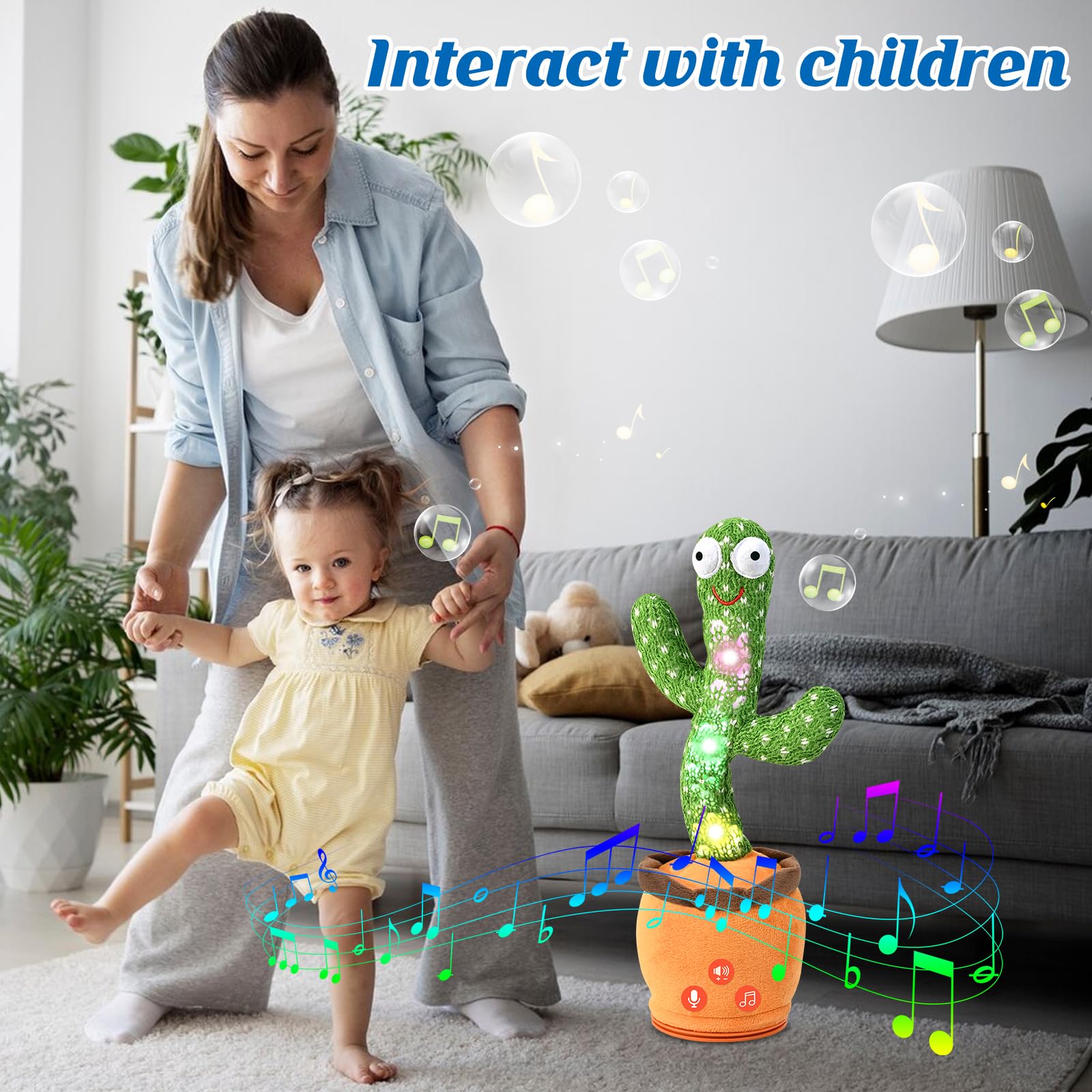 Foto 4 pulgar | Cactues de Juguete Sanjoin con Sonido-Venta Internacional