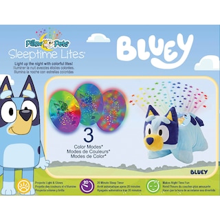 Foto 7 | Almohada De Peluche Para Mascotas Bluey Sleeptime Lite, 28 Cm - Venta Internacional.