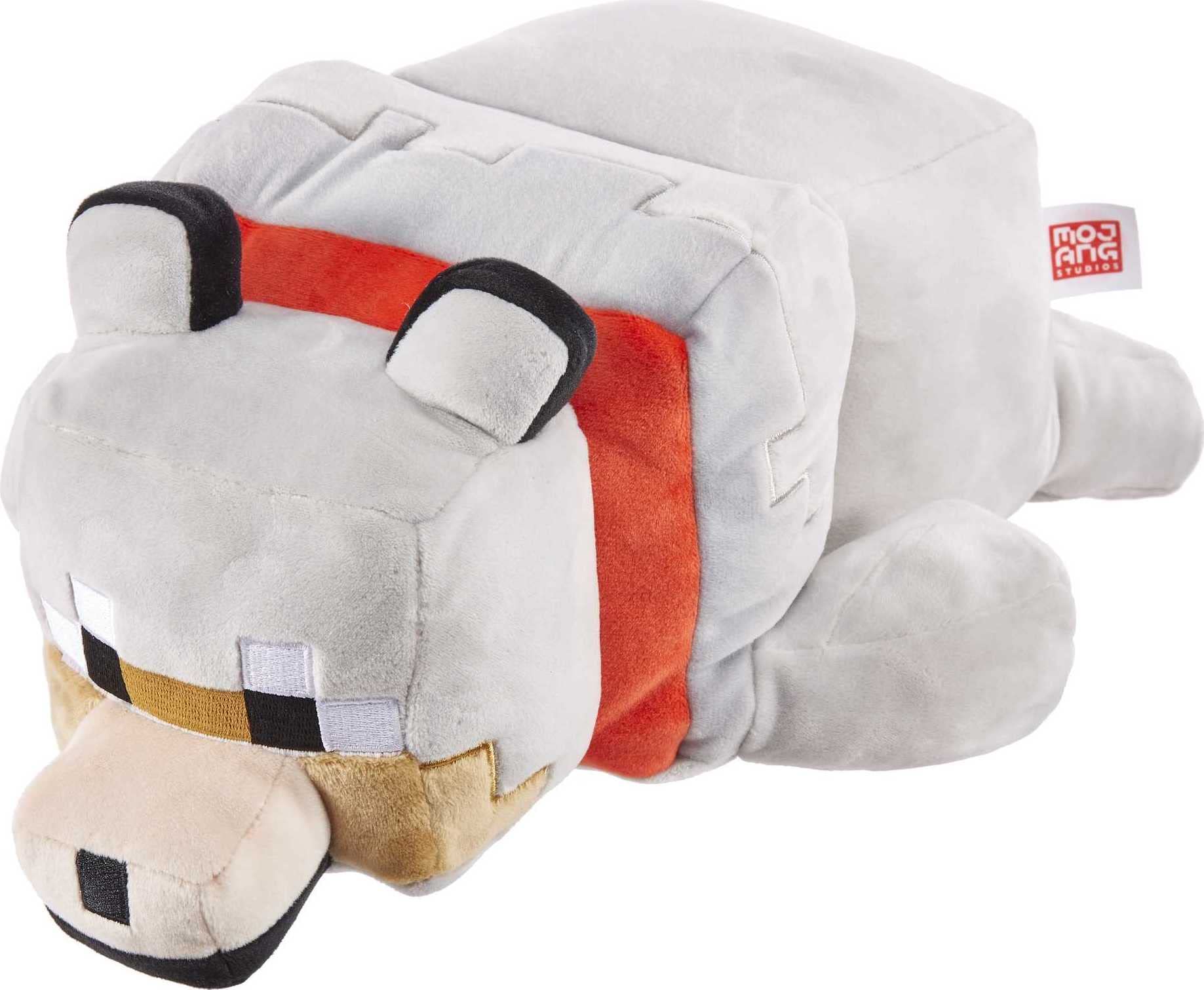Foto 4 pulgar | Peluche De Lobo De Peluche Mattel Minecraft, 30 Cm, Coleccionable - Venta Internacional.