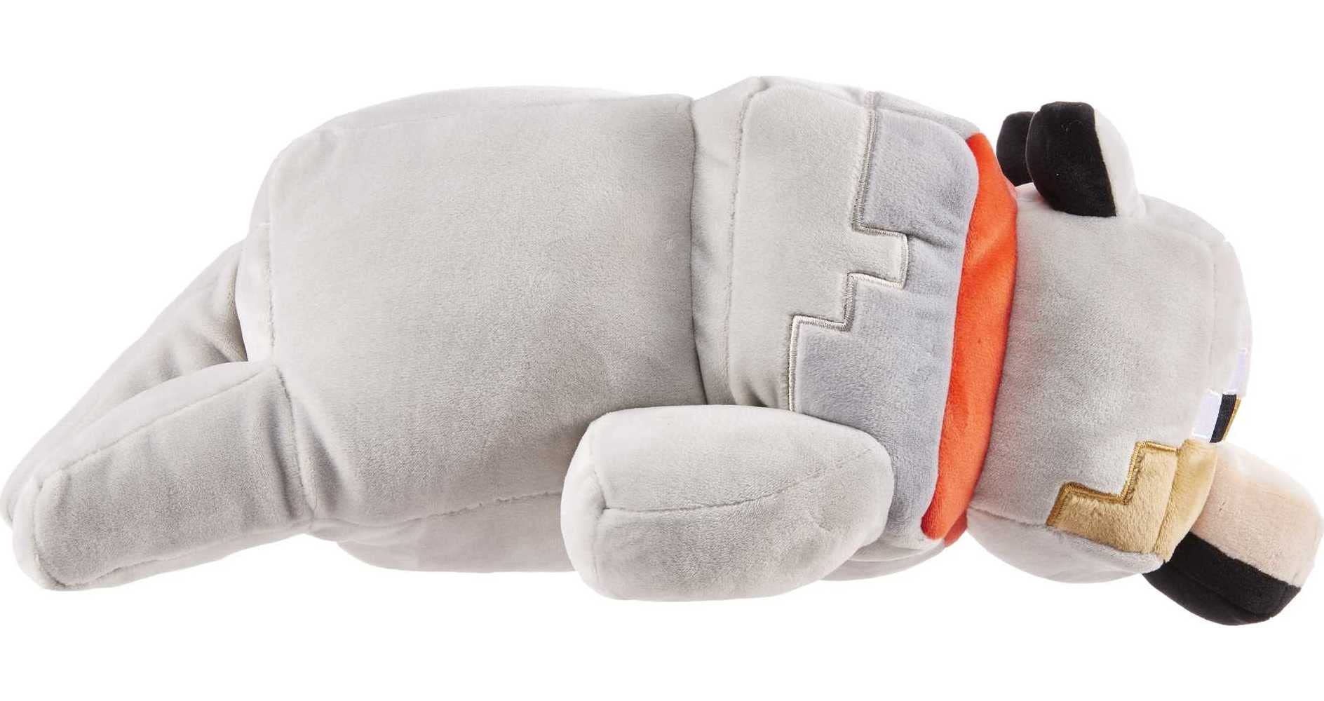 Foto 5 pulgar | Peluche De Lobo De Peluche Mattel Minecraft, 30 Cm, Coleccionable - Venta Internacional.