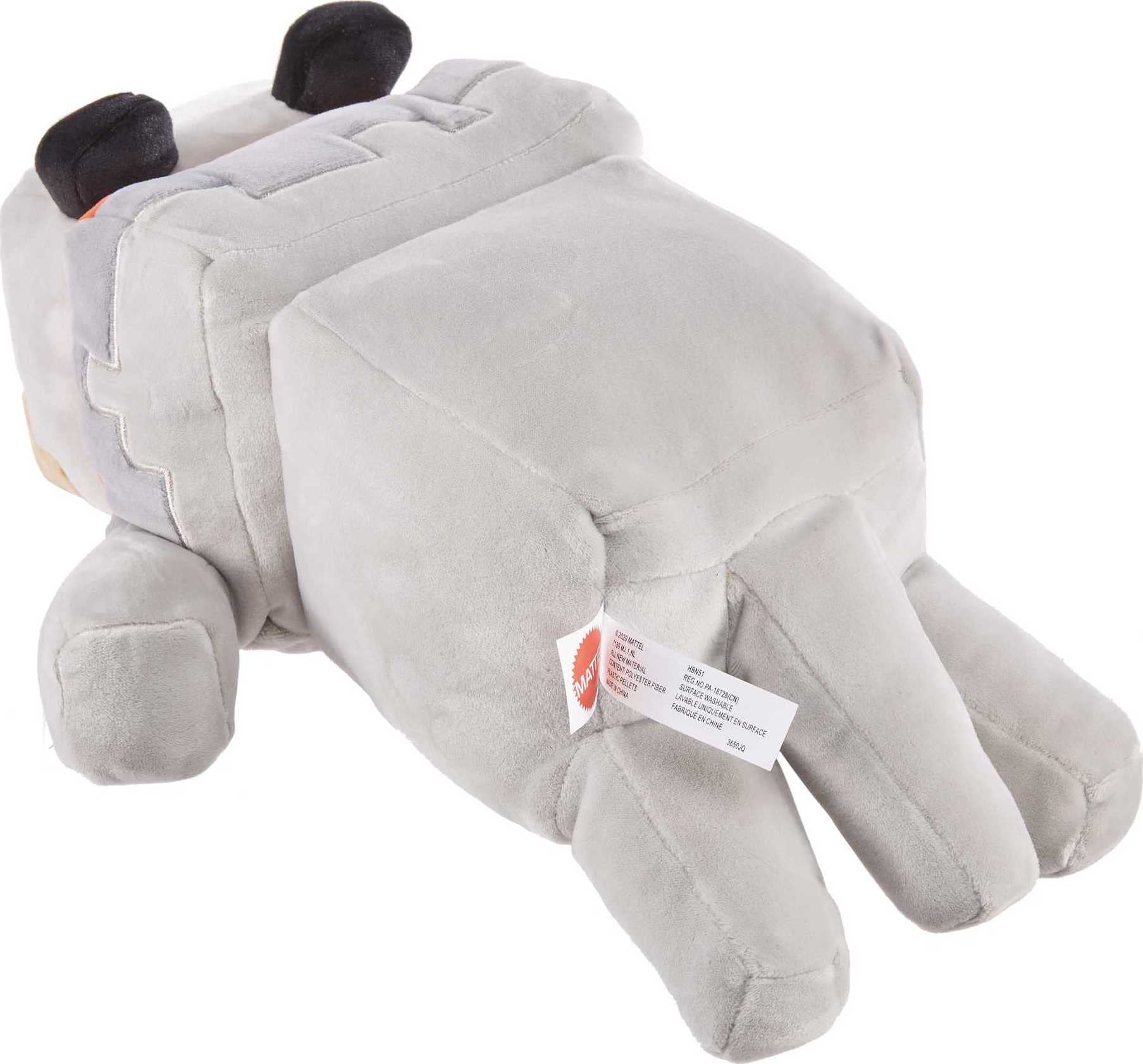 Foto 6 pulgar | Peluche De Lobo De Peluche Mattel Minecraft, 30 Cm, Coleccionable - Venta Internacional.