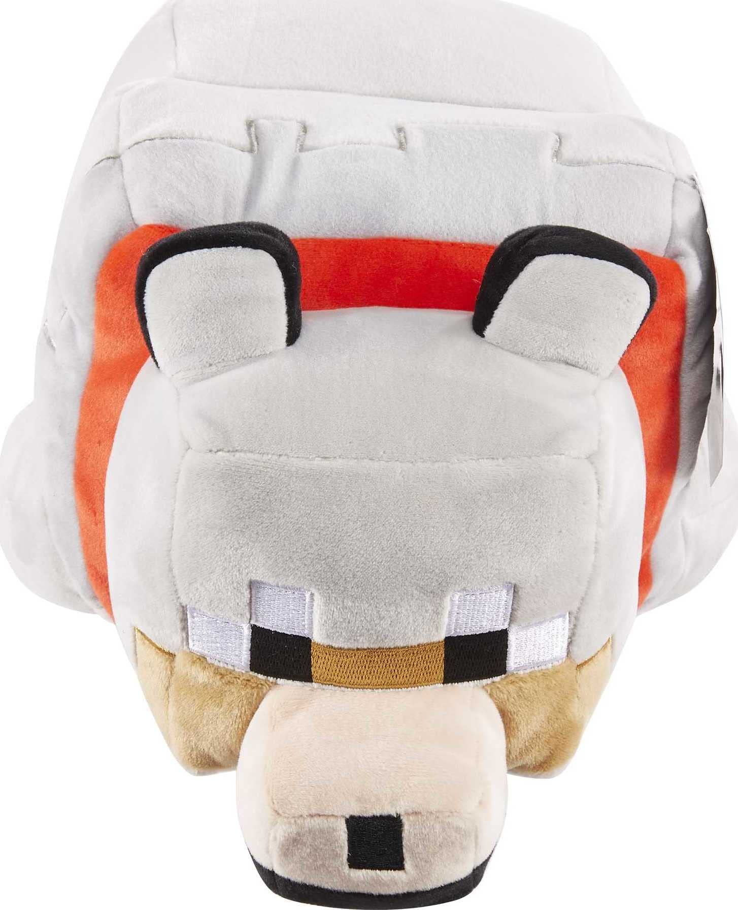 Foto 7 pulgar | Peluche De Lobo De Peluche Mattel Minecraft, 30 Cm, Coleccionable - Venta Internacional.