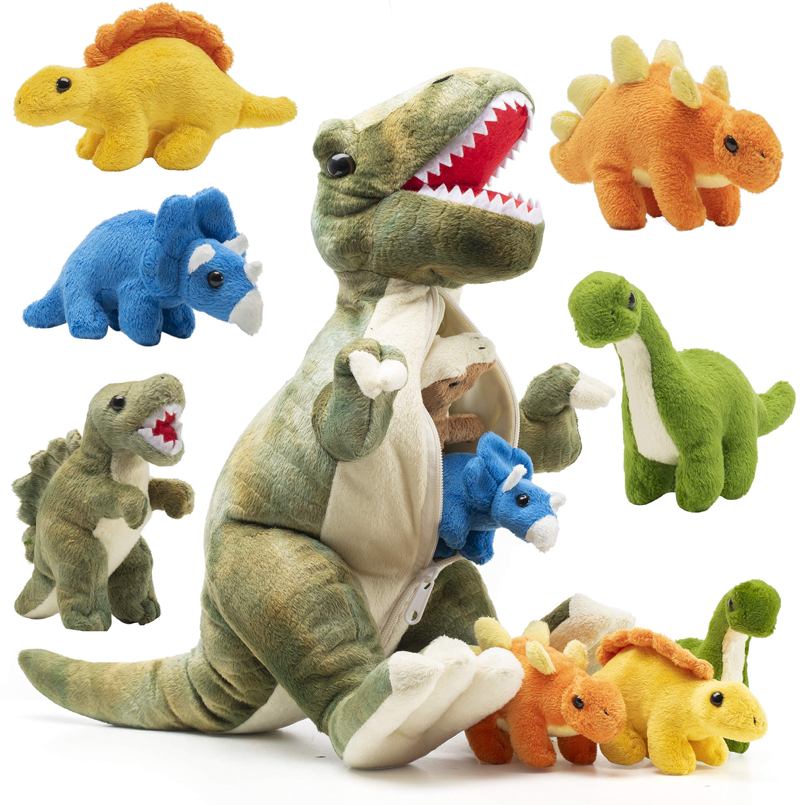 Set de Peluched Prextex Dinosaur T-rex 5 Piezas - Venta Internacional