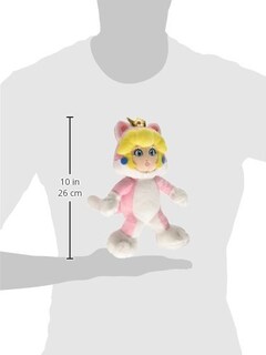 Foto 2 | Peluche Nintendo Super Mario Neko Cat Peach 10 Cm - Venta Internacional.