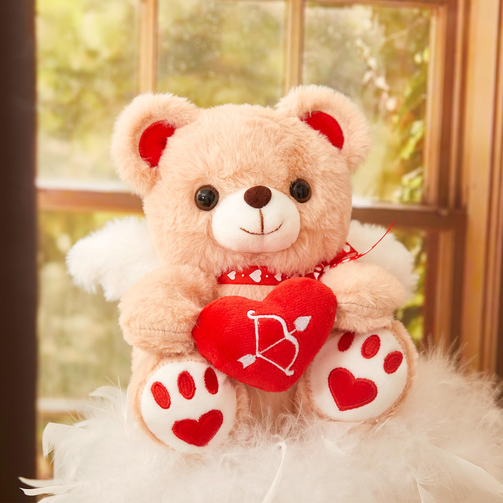Foto 7 pulgar | Oso De Peluche Wewill Para San Valentín, 20 Cm, Con Corazón De Amor - Venta Internacional.