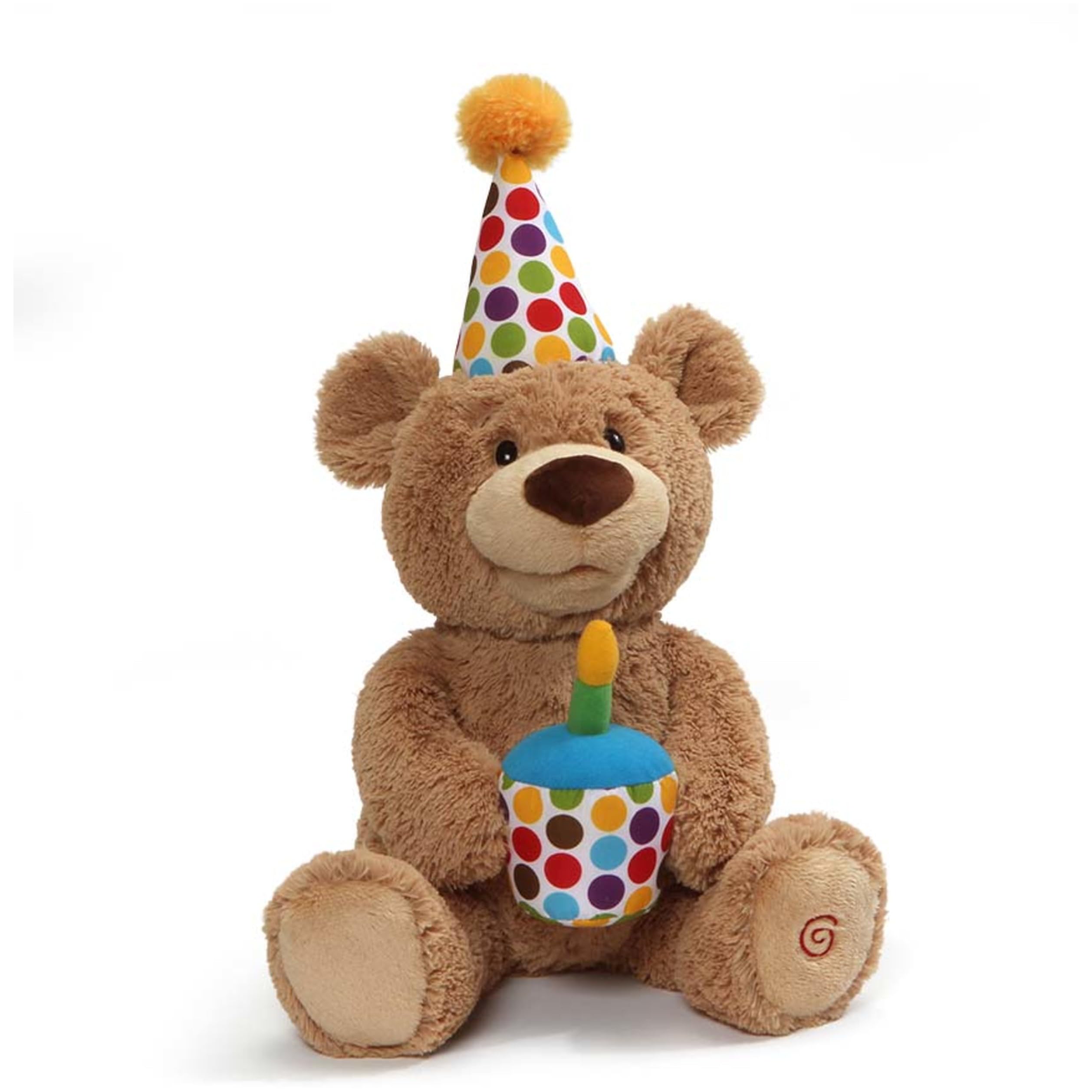 Oso De Peluche Gund De Feliz Cumpleaños Animado De 25 Cm - Venta Internacional.