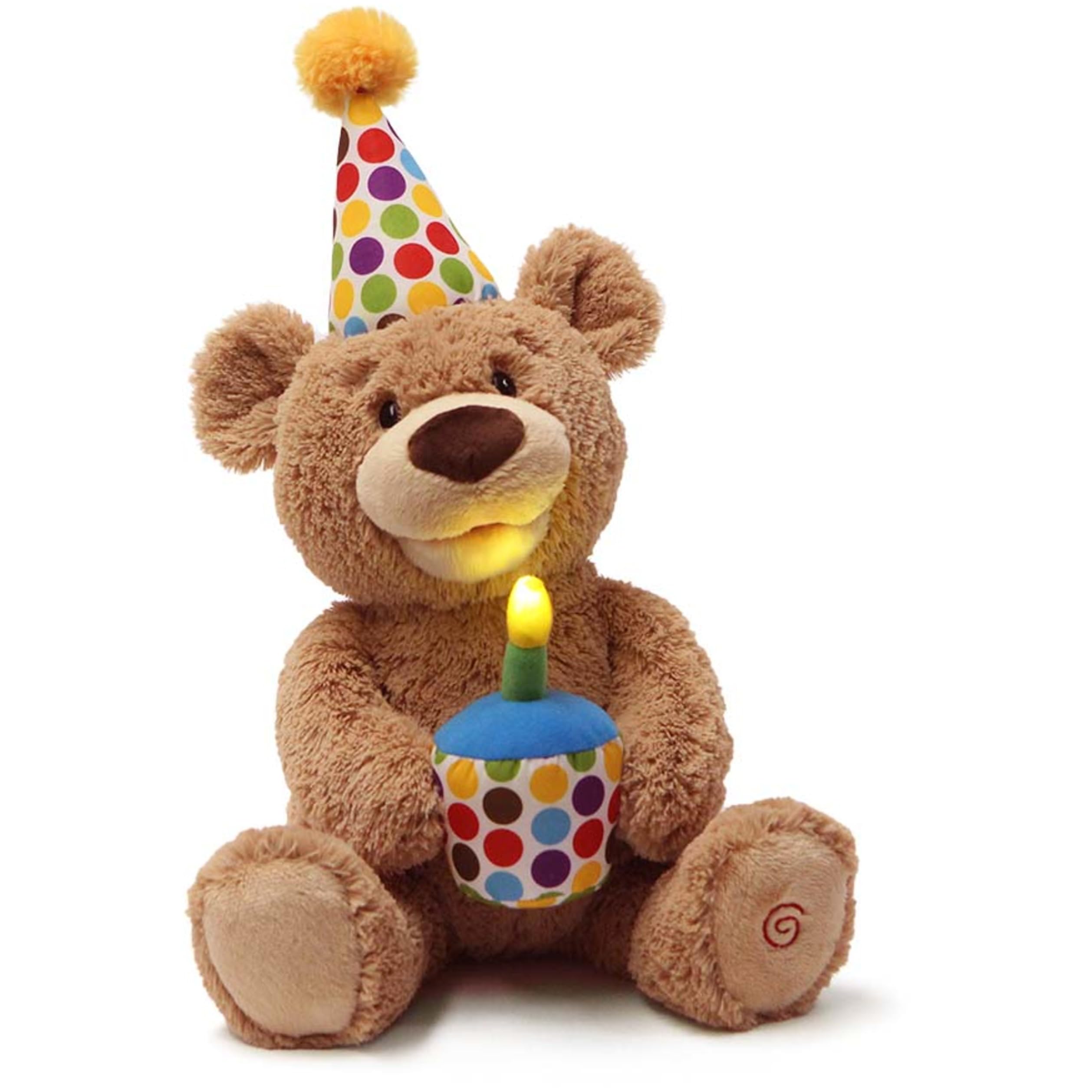 Foto 3 pulgar | Oso De Peluche Gund De Feliz Cumpleaños Animado De 25 Cm - Venta Internacional.