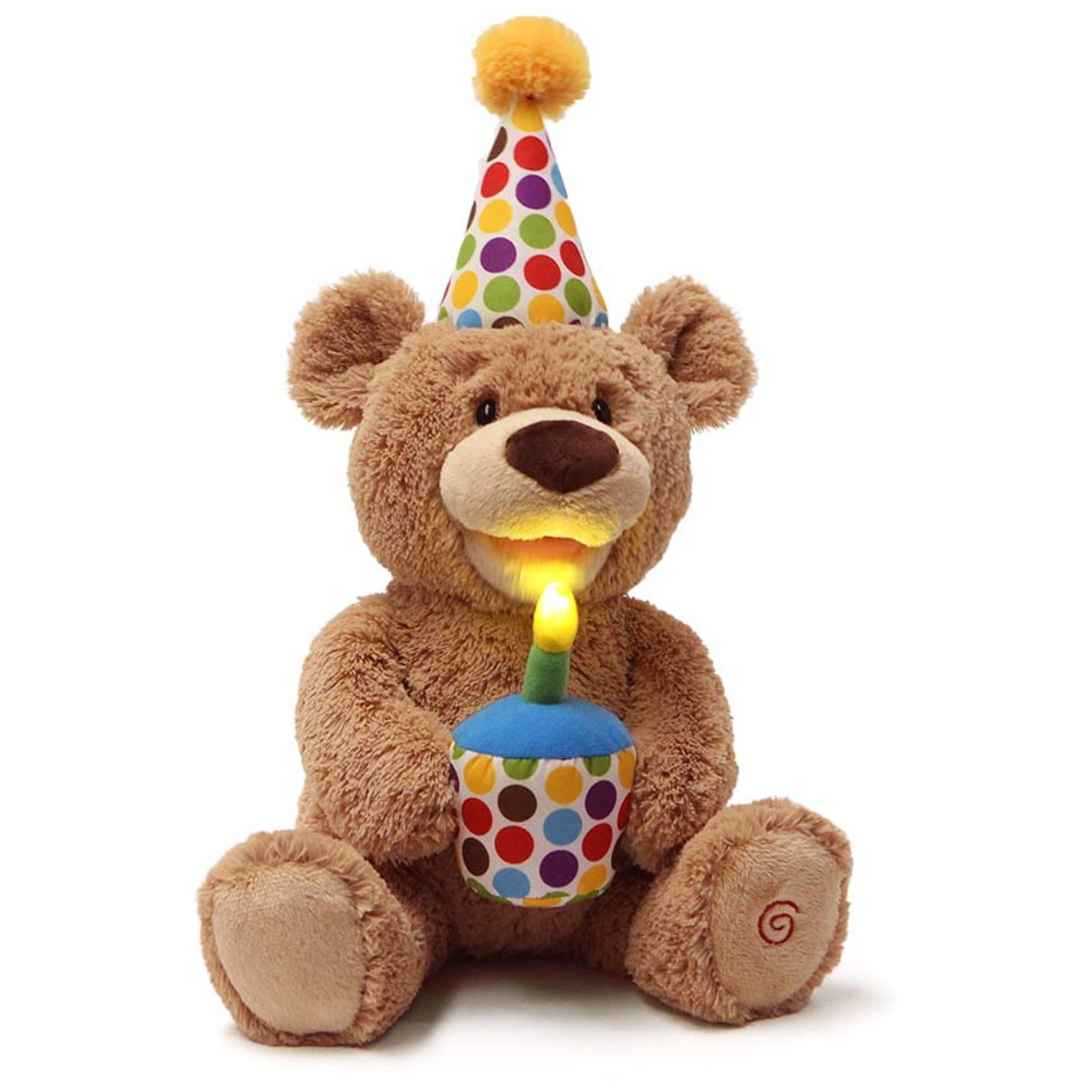 Foto 5 pulgar | Oso De Peluche Gund De Feliz Cumpleaños Animado De 25 Cm - Venta Internacional.