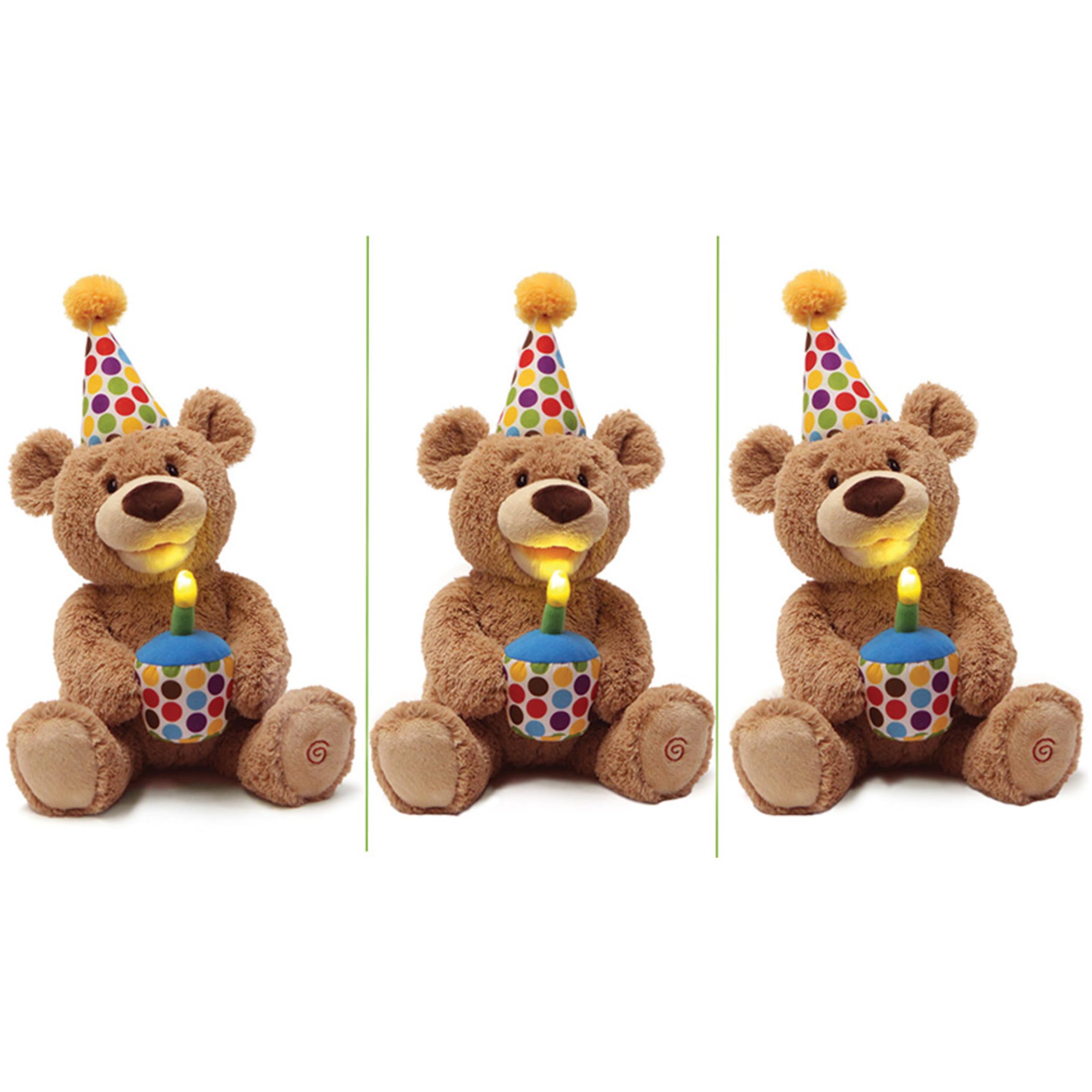 Foto 7 pulgar | Oso De Peluche Gund De Feliz Cumpleaños Animado De 25 Cm - Venta Internacional.