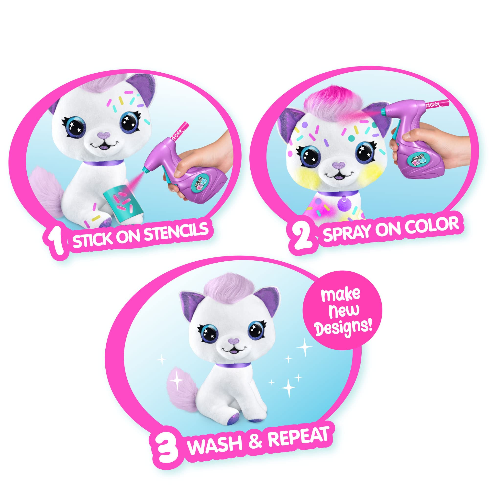 Foto 5 pulgar | Peluche Gatito Canal Toys Personaliza Peluche con Aerógrafo - Venta Internacional