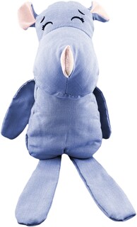 Foto 1 | Peluche De Rinoceronte Con Semillas Térmicas Para Bebés. Luulu Rinoceronte Azul Ayuda A Mejorar El Sueño De Tu Bebé.