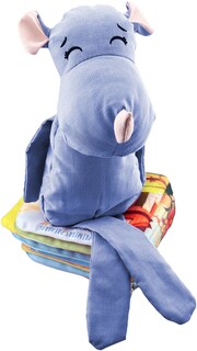 Foto 5 | Peluche De Rinoceronte Con Semillas Térmicas Para Bebés. Luulu Rinoceronte Azul Ayuda A Mejorar El Sueño De Tu Bebé.