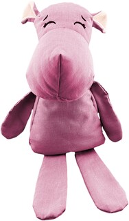 Foto 1 | Peluche De Hipopótamo Con Semillas Térmicas Para Bebés. Luulu Hipopótamo Rosa Ayuda A Mejorar El Sueño De Tu Bebé.