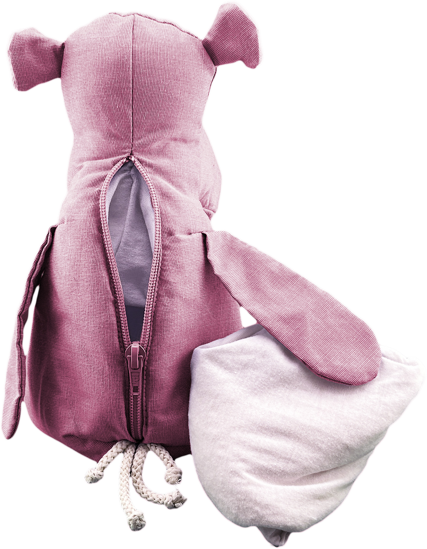 Foto 4 pulgar | Peluche De Hipopótamo Con Semillas Térmicas Para Bebés. Luulu Hipopótamo Rosa Ayuda A Mejorar El Sueño De Tu Bebé.