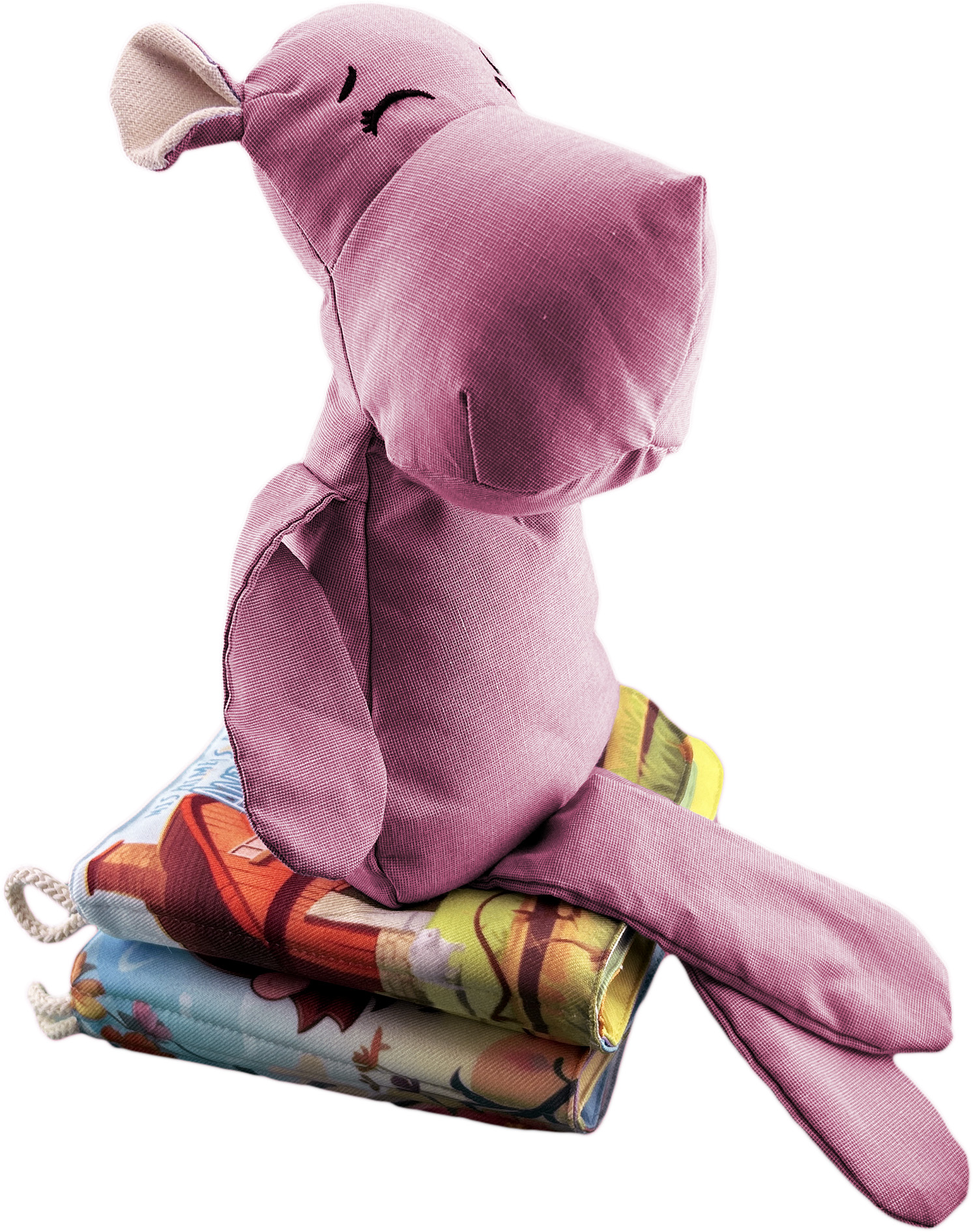Foto 7 pulgar | Peluche De Hipopótamo Con Semillas Térmicas Para Bebés. Luulu Hipopótamo Rosa Ayuda A Mejorar El Sueño De Tu Bebé.