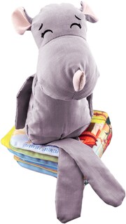 Foto 5 | Peluche De Rinoceronte Con Semillas Térmicas Para Bebés. Luulu Rinoceronte Gris Ayuda A Mejorar El Sueño De Tu Bebé.