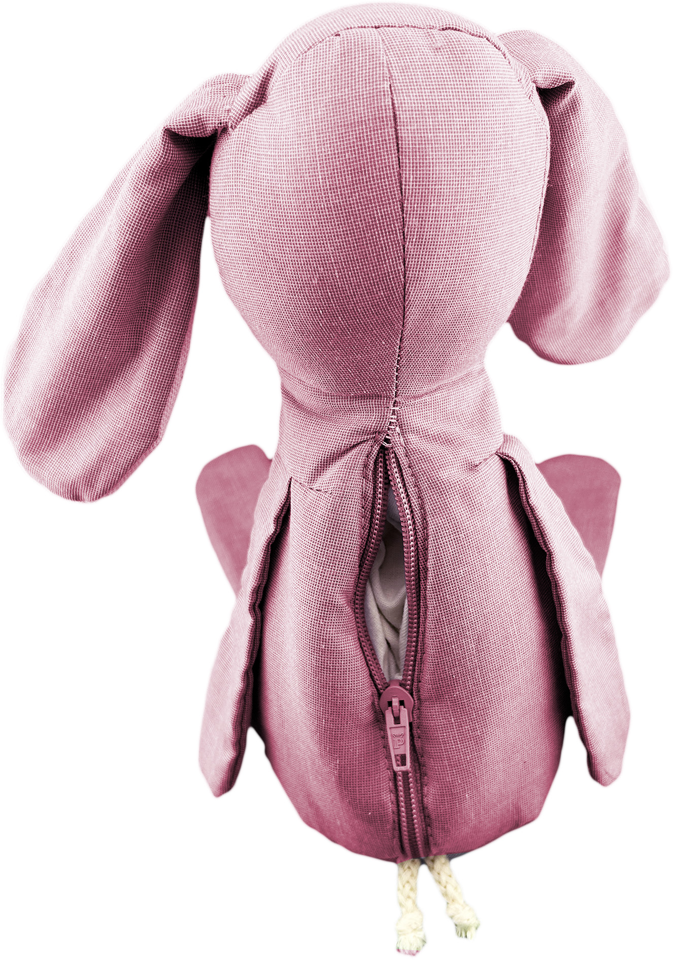 Foto 5 pulgar | Peluche De Conejo Con Semillas Térmicas Para Bebés Luulu Conejo Rosa Ayuda A Mejorar El Sueño De Tu Bebé