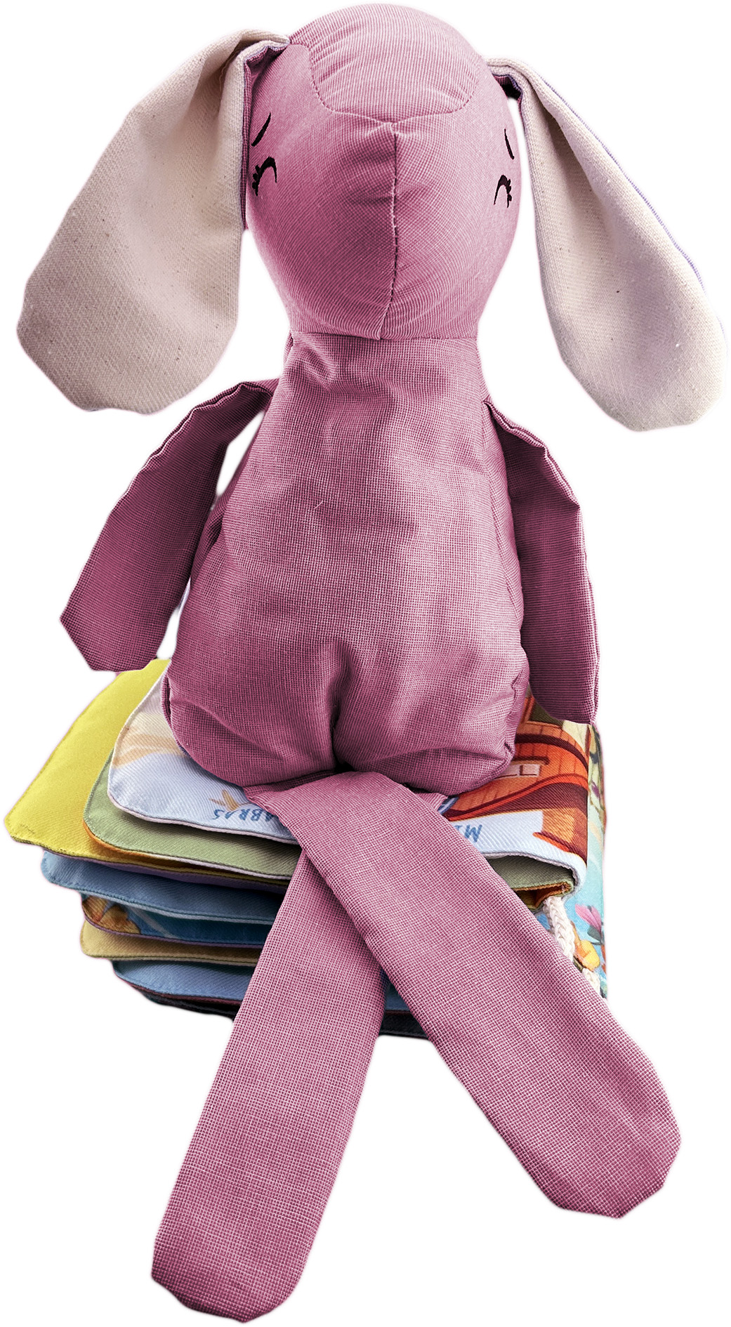 Foto 7 | Peluche De Conejo Con Semillas Térmicas Para Bebés Luulu Conejo Rosa Ayuda A Mejorar El Sueño De Tu Bebé