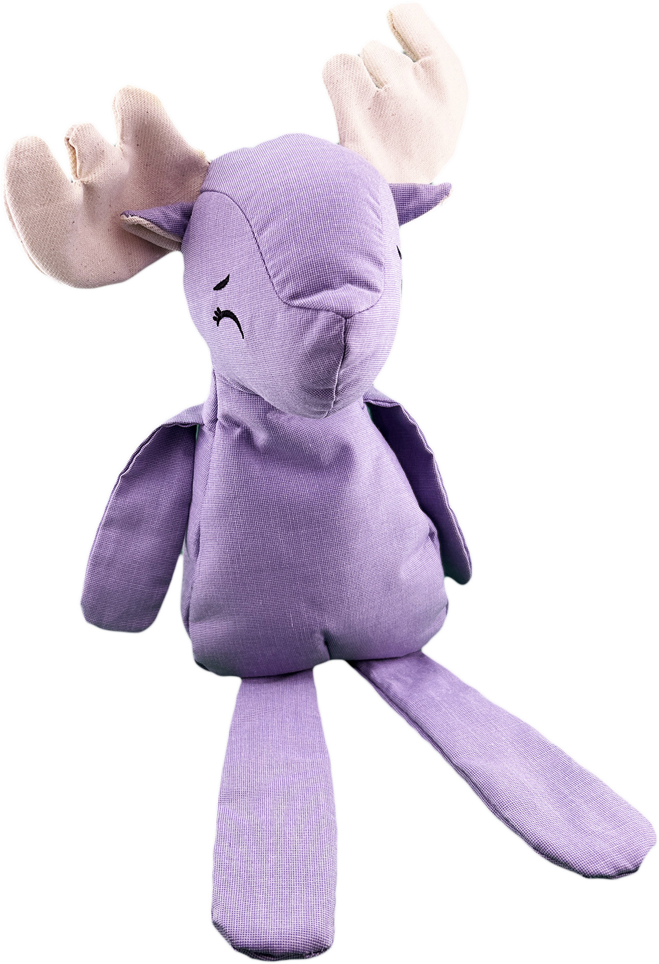 Foto 3 pulgar | Peluche De Venado Con Semillas Térmicas Para Bebés. Luulu Venado Lila Ayuda A Mejorar El Sueño De Tu Bebé.
