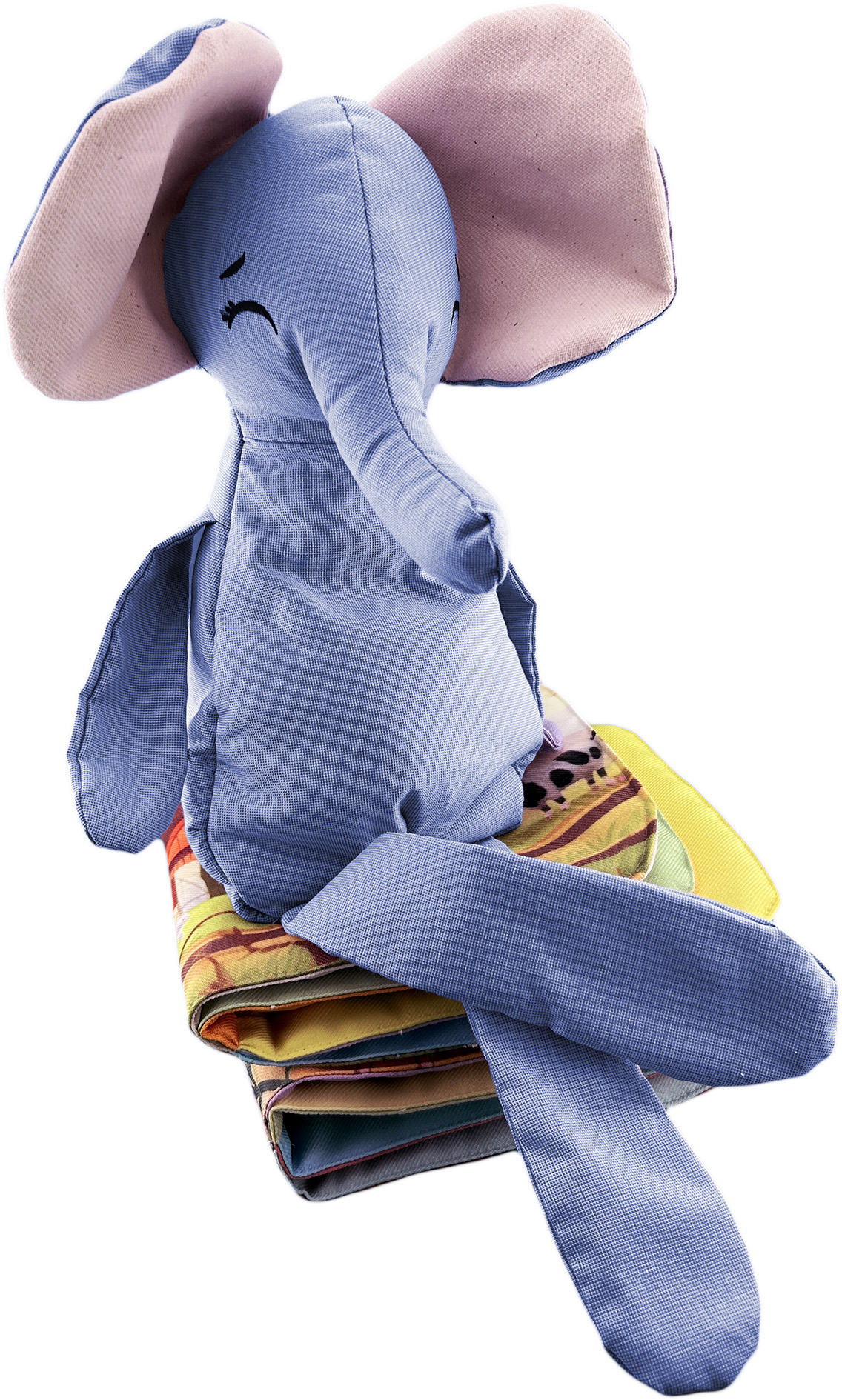Foto 6 pulgar | Peluche De Elefante Con Semillas Térmicas Para Bebés Luulu Elefante Azul Ayuda A Mejorar El Sueño De Tu Bebé.
