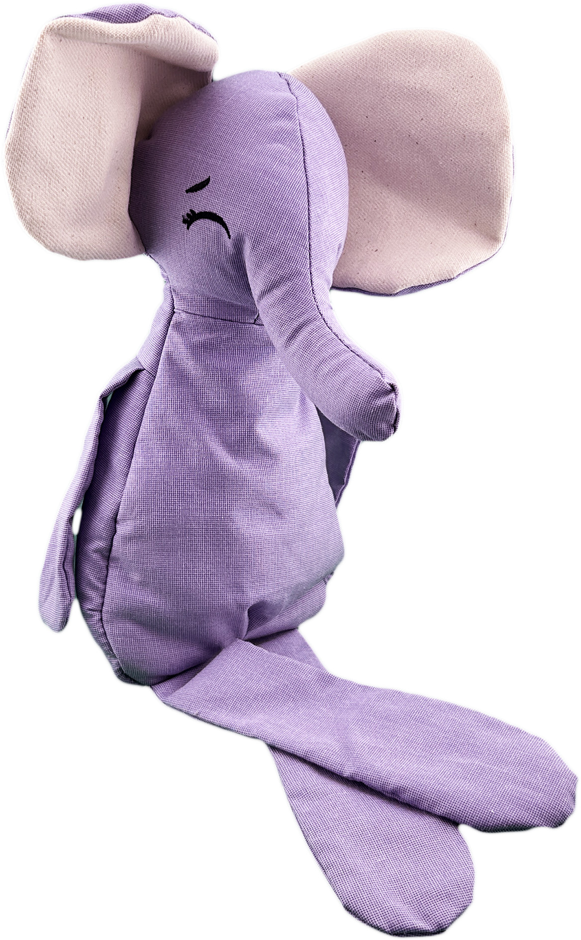 Foto 2 pulgar | Peluche De Elefante Con Semillas Térmicas Para Bebés. Luulu Elefante Lila Ayuda A Mejorar El Sueño De Tu Bebé.