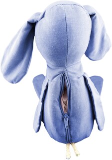 Foto 4 | Peluche De Conejo Con Semillas Térmicas Para Bebés Luulu Conejo Azul Ayuda A Mejorar El Sueño De Tu Bebé