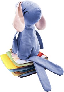 Foto 5 | Peluche De Conejo Con Semillas Térmicas Para Bebés Luulu Conejo Azul Ayuda A Mejorar El Sueño De Tu Bebé