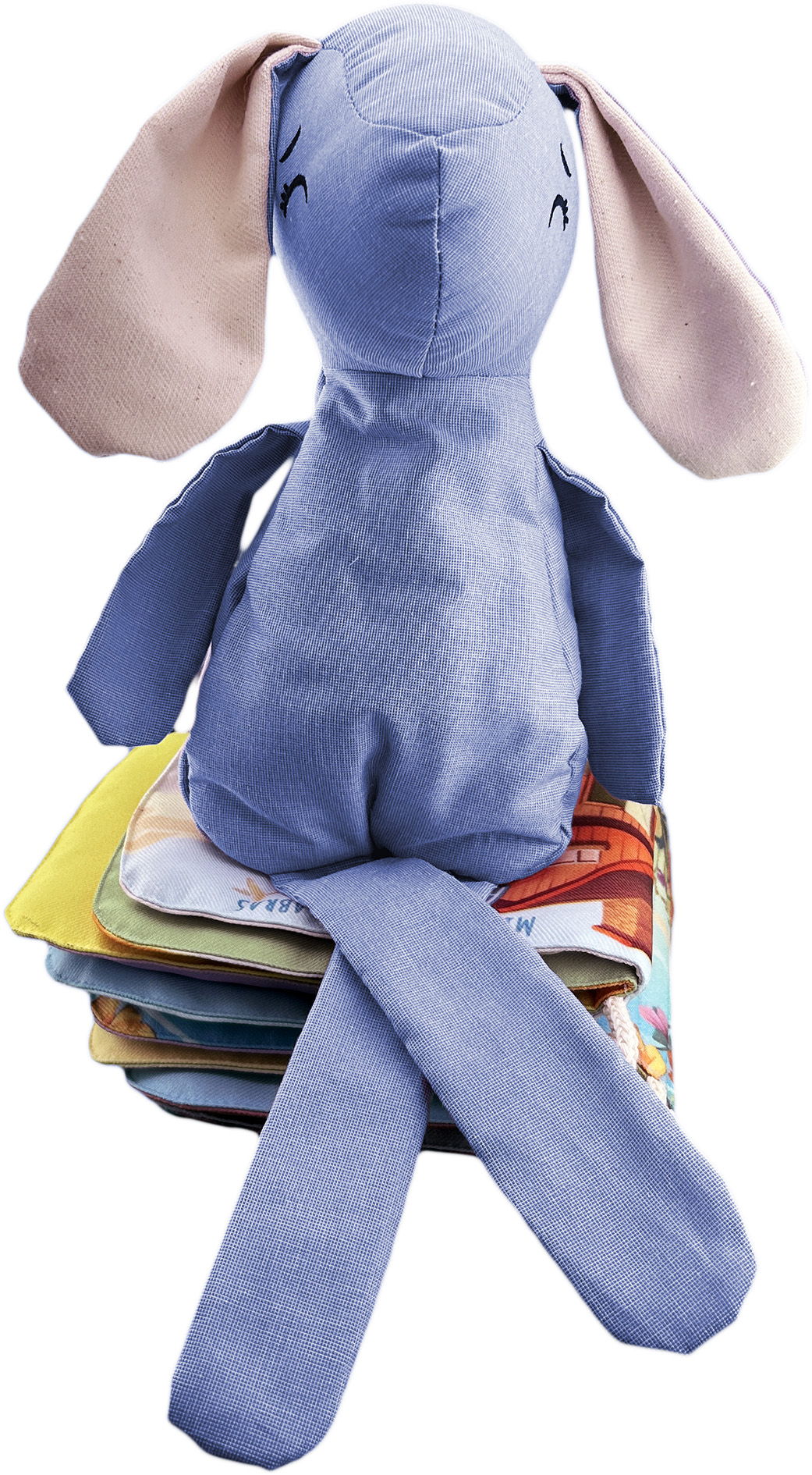 Foto 7 | Peluche De Conejo Con Semillas Térmicas Para Bebés Luulu Conejo Azul Ayuda A Mejorar El Sueño De Tu Bebé