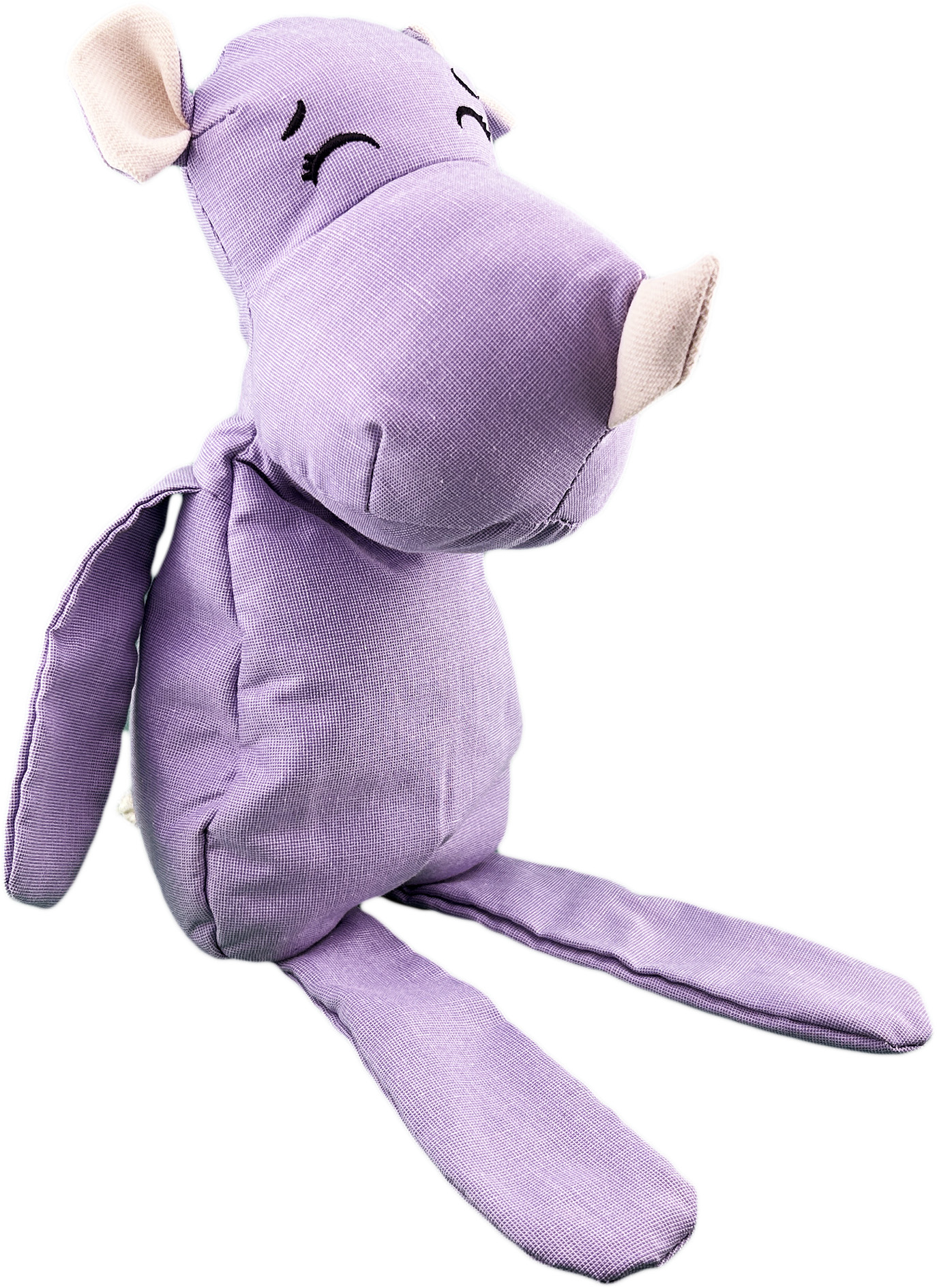Foto 5 pulgar | Peluche De Rinoceronte Con Semillas Térmicas Para Bebés. Luulu Rinoceronte Lila Ayuda A Mejorar El Sueño De Tu Bebé.