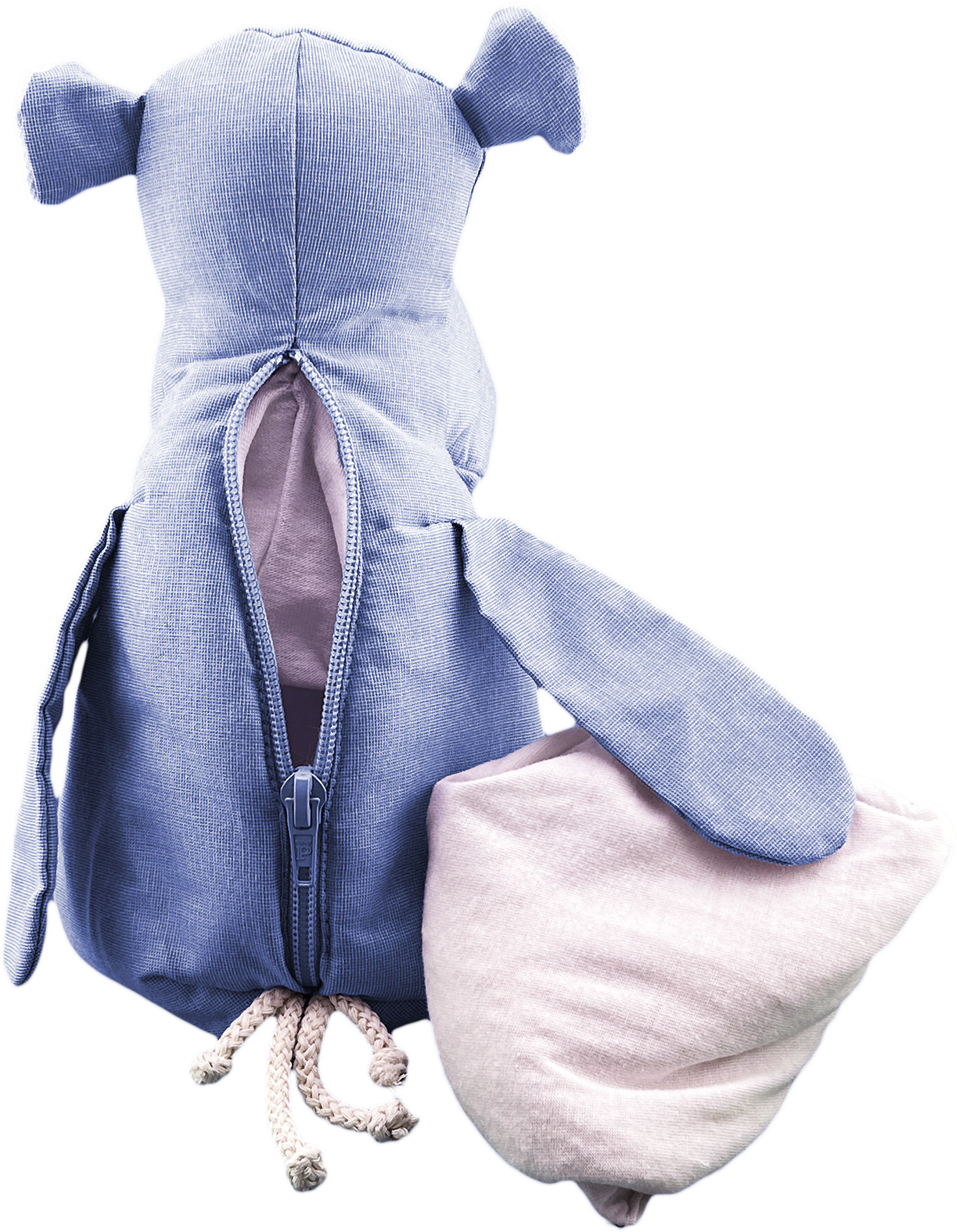 Foto 4 pulgar | Peluche De Hipopótamo Con Semillas Térmicas Para Bebés. Luulu Hipopótamo Azul Ayuda A Mejorar El Sueño De Tu Bebé.