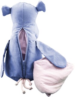 Foto 3 | Peluche De Hipopótamo Con Semillas Térmicas Para Bebés. Luulu Hipopótamo Azul Ayuda A Mejorar El Sueño De Tu Bebé.