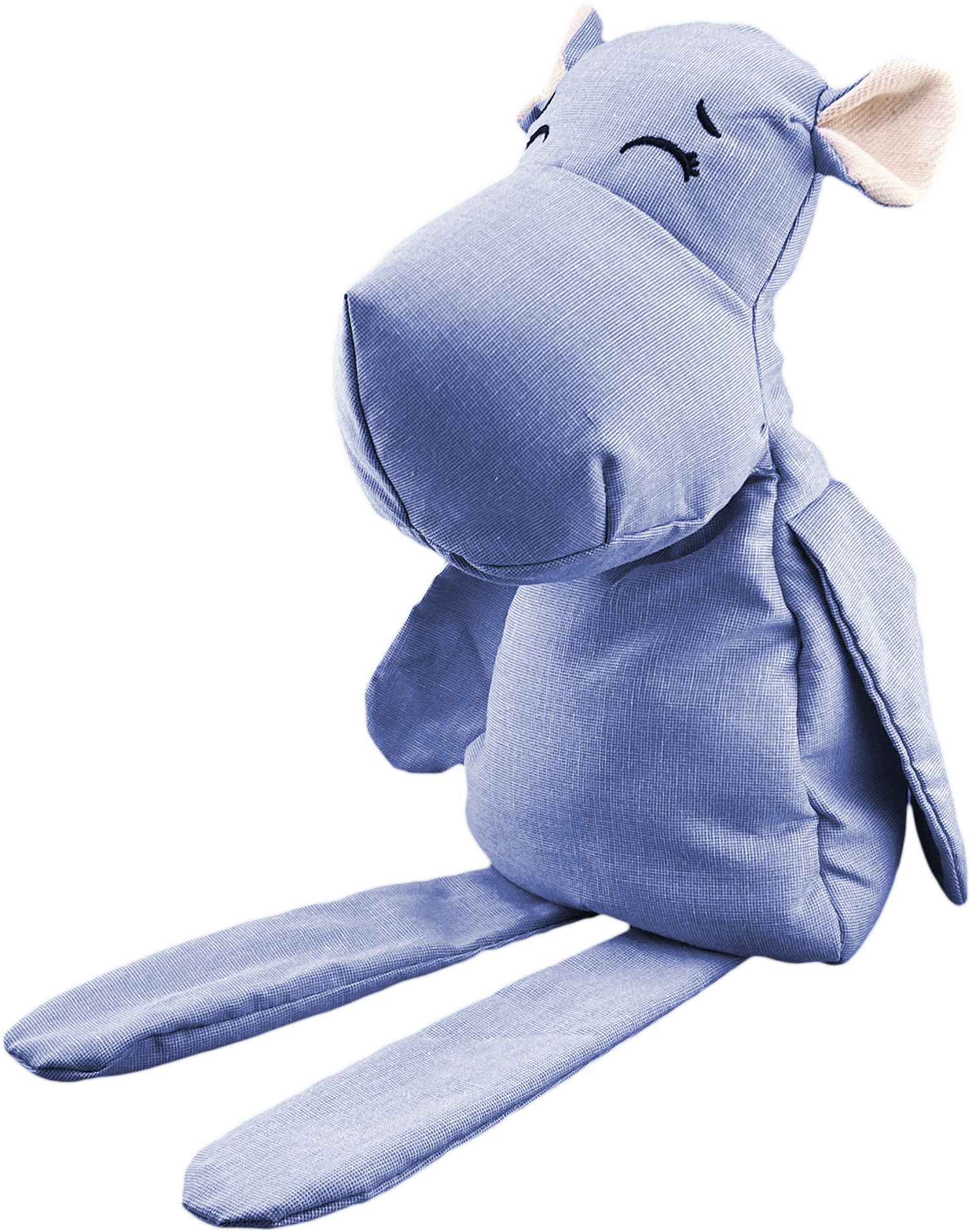 Foto 5 pulgar | Peluche De Hipopótamo Con Semillas Térmicas Para Bebés. Luulu Hipopótamo Azul Ayuda A Mejorar El Sueño De Tu Bebé.