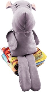 Foto 5 | Peluche De Hipopótamo Con Semillas Térmicas Para Bebés. Luulu Hipopótamo Gris Ayuda A Mejorar El Sueño De Tu Bebé.