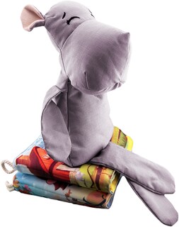 Foto 6 | Peluche De Hipopótamo Con Semillas Térmicas Para Bebés. Luulu Hipopótamo Gris Ayuda A Mejorar El Sueño De Tu Bebé.