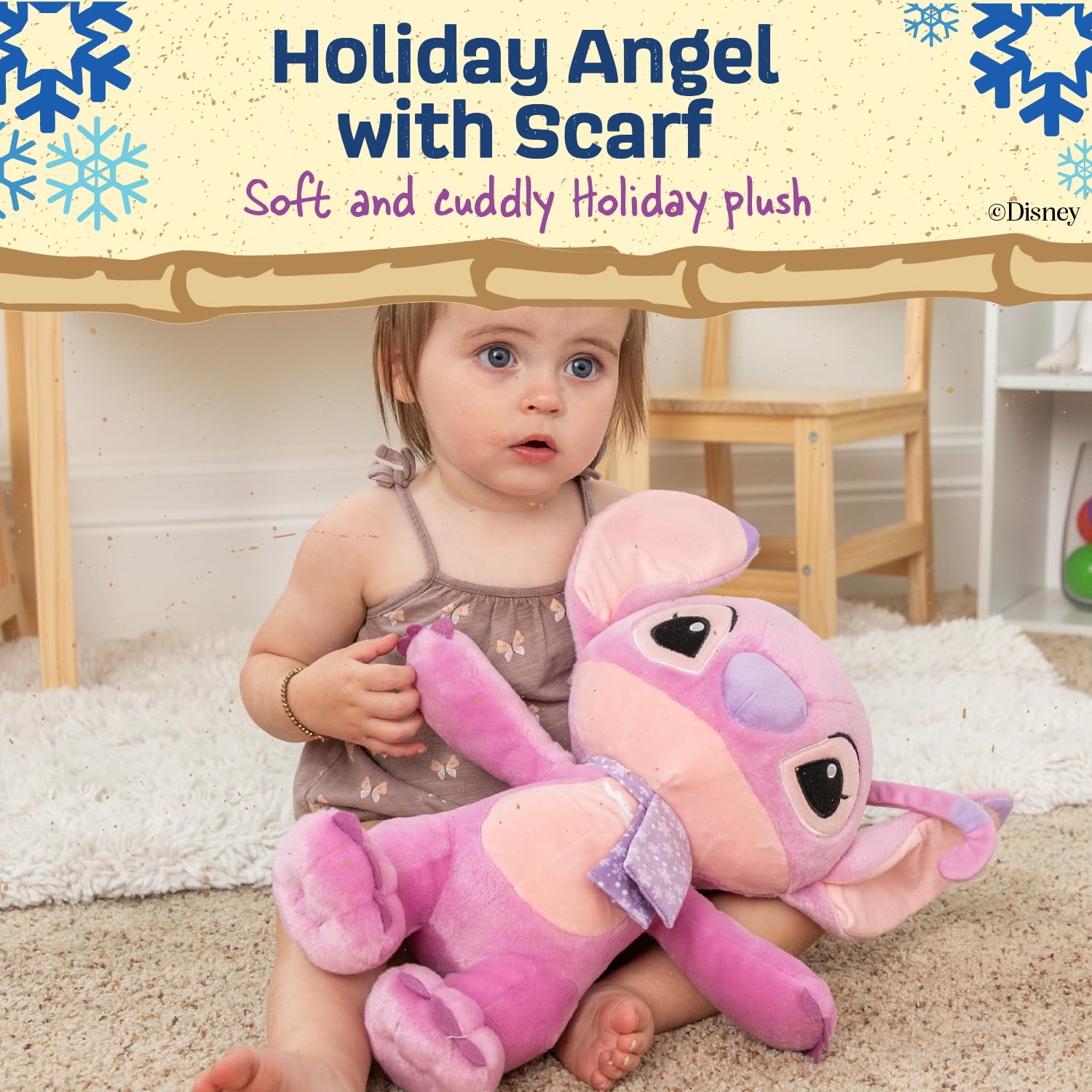 Foto 3 pulgar | Peluche De Peluche Kids Preferred Disney Baby Angel - Venta Internacional.