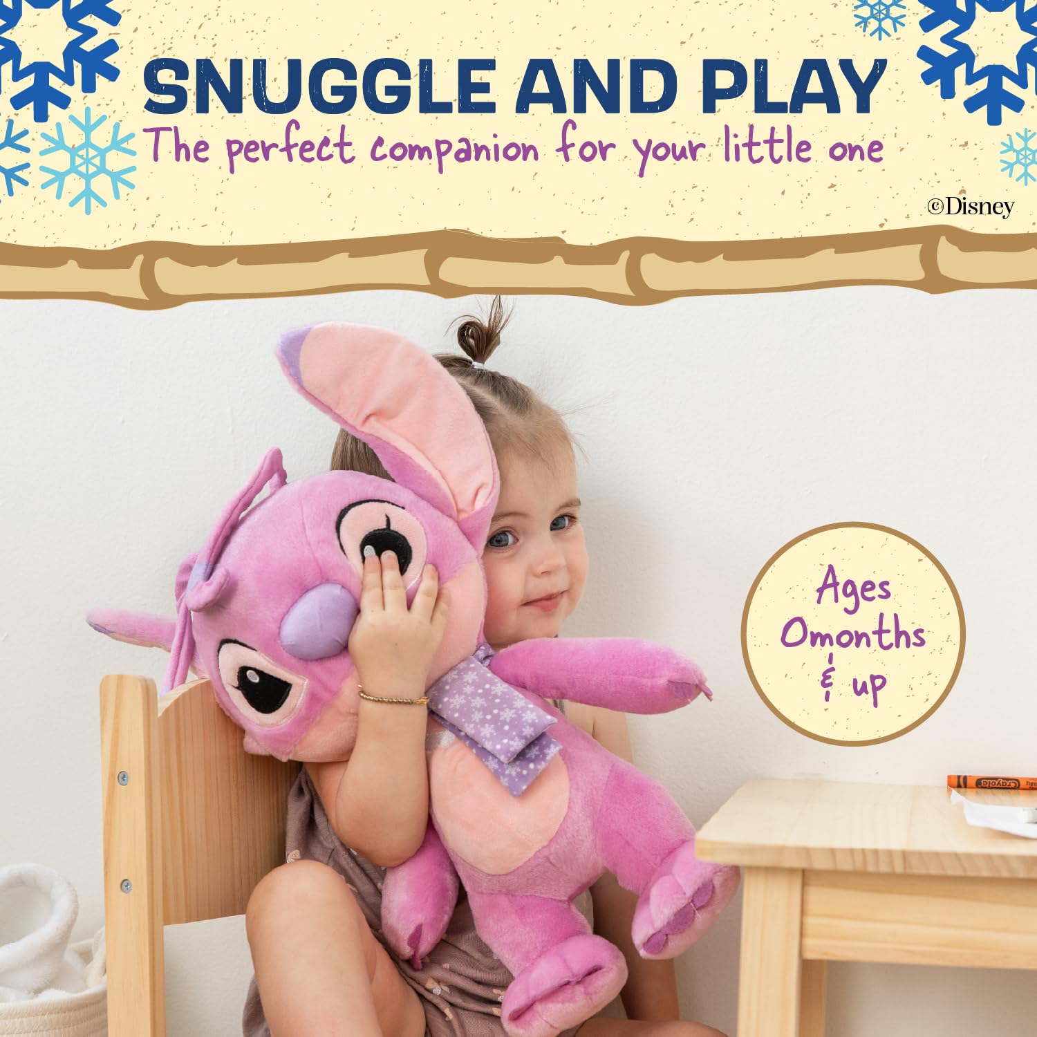 Foto 5 pulgar | Peluche De Peluche Kids Preferred Disney Baby Angel - Venta Internacional.