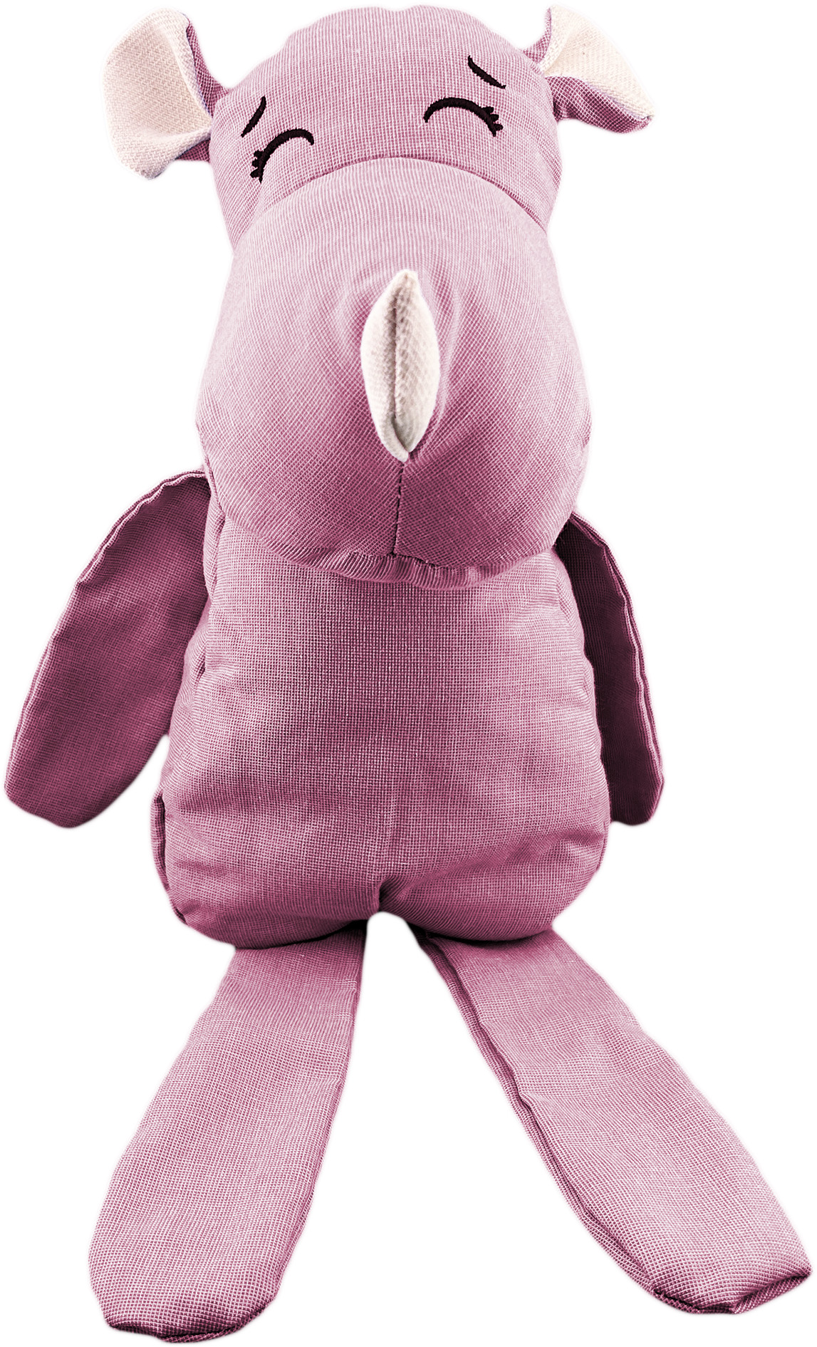 Foto 2 pulgar | Peluche De Rinoceronte Con Semillas Térmicas Para Bebés. Luulu Rinoceronte Rosa Ayuda A Mejorar El Sueño De Tu Bebé.