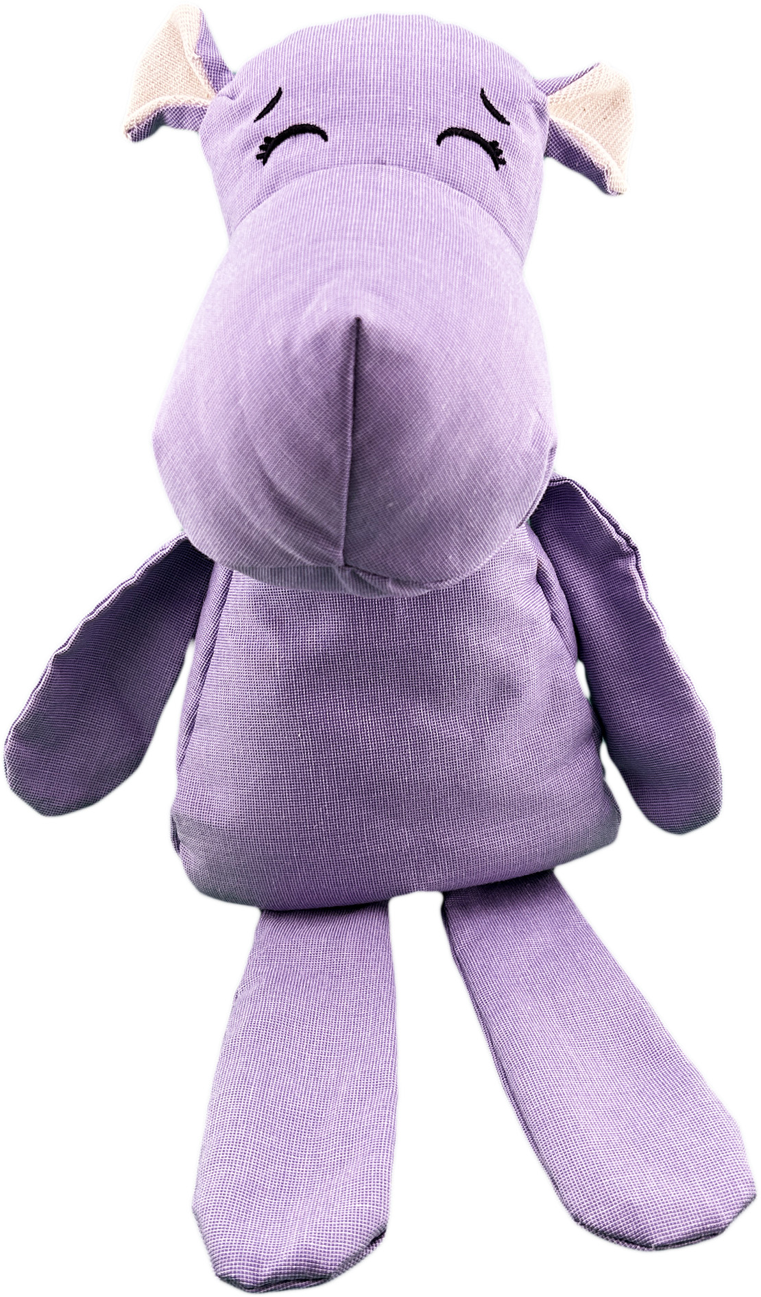 Foto 1 | Peluche De Hipopótamo Con Semillas Térmicas Para Bebés. Luulu Hipopótamo Lila Ayuda A Mejorar El Sueño De Tu Bebé.