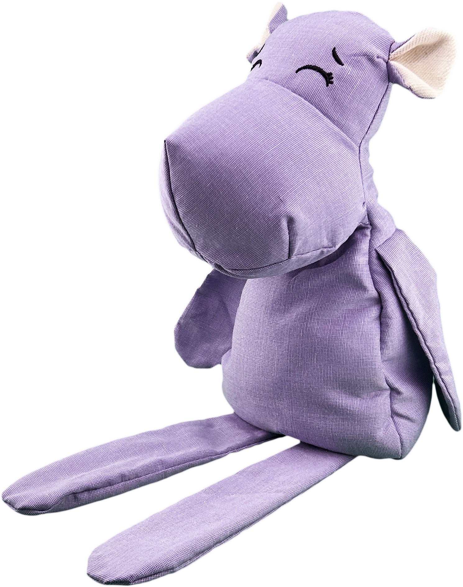 Foto 5 pulgar | Peluche De Hipopótamo Con Semillas Térmicas Para Bebés. Luulu Hipopótamo Lila Ayuda A Mejorar El Sueño De Tu Bebé.