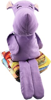 Foto 5 | Peluche De Hipopótamo Con Semillas Térmicas Para Bebés. Luulu Hipopótamo Lila Ayuda A Mejorar El Sueño De Tu Bebé.