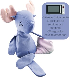 Foto 3 | Peluche De Venado Con Semillas Térmicas Para Bebés. Luulu Venado Azul Ayuda A Mejorar El Sueño De Tu Bebé.